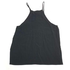 Topshop Black Square Neck Tank Top Size 4